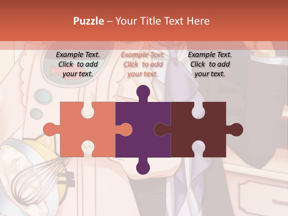 A Couple Of People Standing Next To Each Other In A Kitchen PowerPoint Template