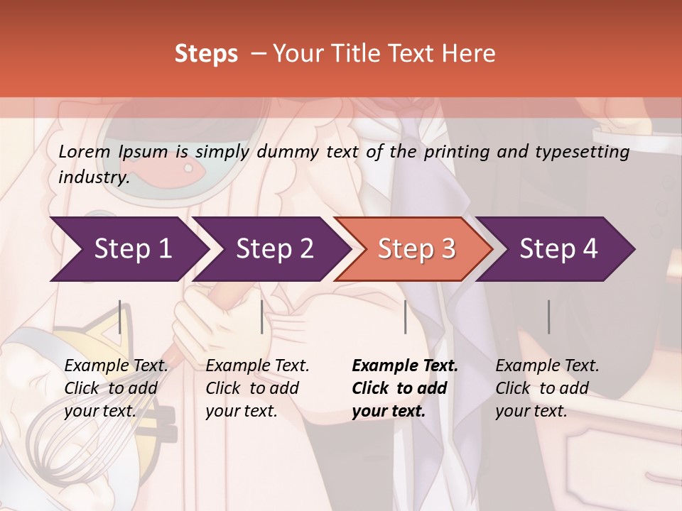 A Couple Of People Standing Next To Each Other In A Kitchen PowerPoint Template