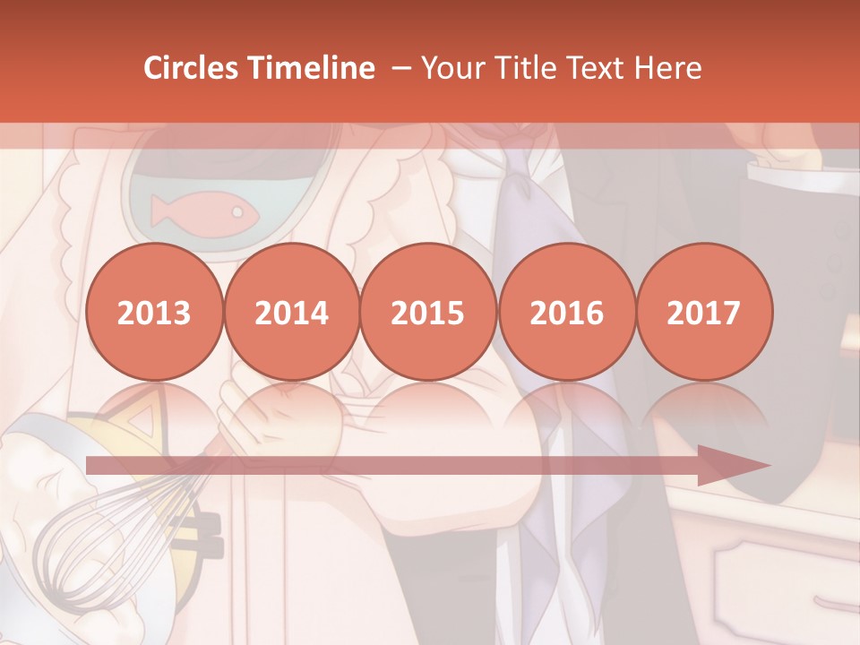 A Couple Of People Standing Next To Each Other In A Kitchen PowerPoint Template