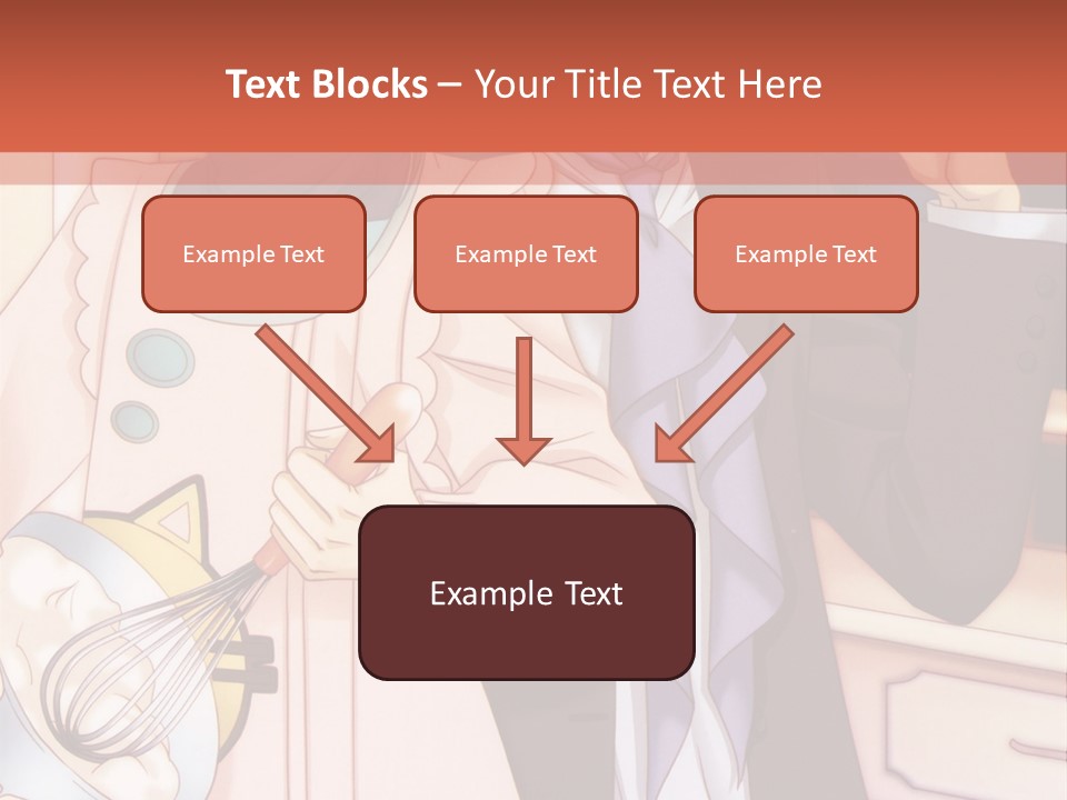 A Couple Of People Standing Next To Each Other In A Kitchen PowerPoint Template