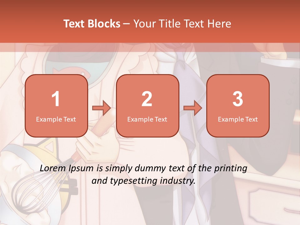 A Couple Of People Standing Next To Each Other In A Kitchen PowerPoint Template