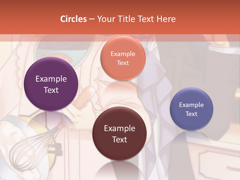 A Couple Of People Standing Next To Each Other In A Kitchen PowerPoint Template
