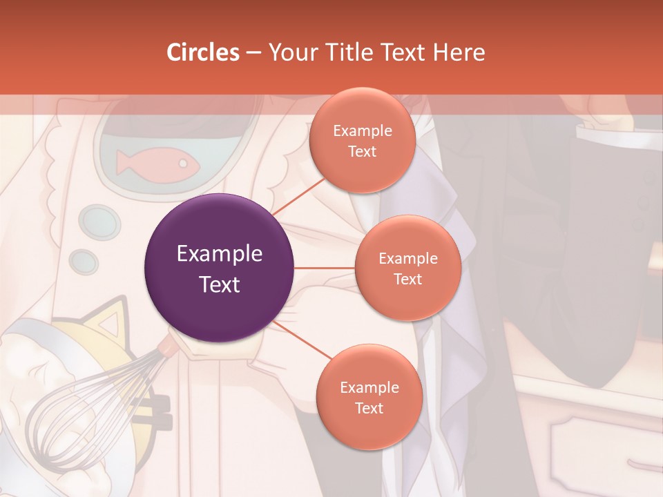 A Couple Of People Standing Next To Each Other In A Kitchen PowerPoint Template
