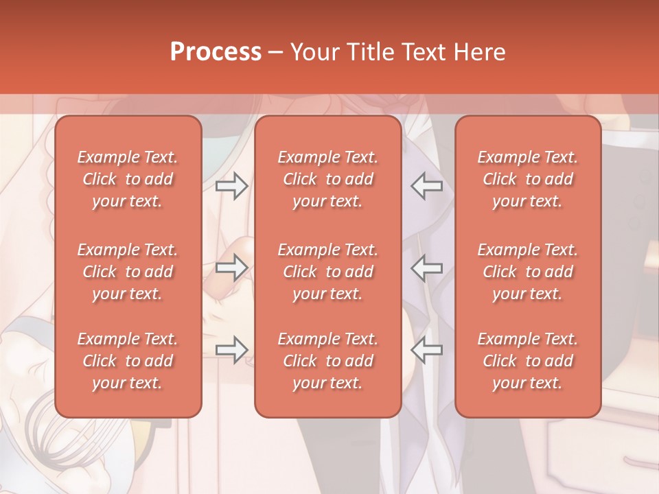 A Couple Of People Standing Next To Each Other In A Kitchen PowerPoint Template