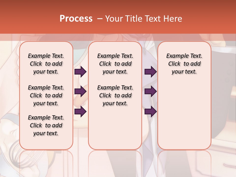 A Couple Of People Standing Next To Each Other In A Kitchen PowerPoint Template