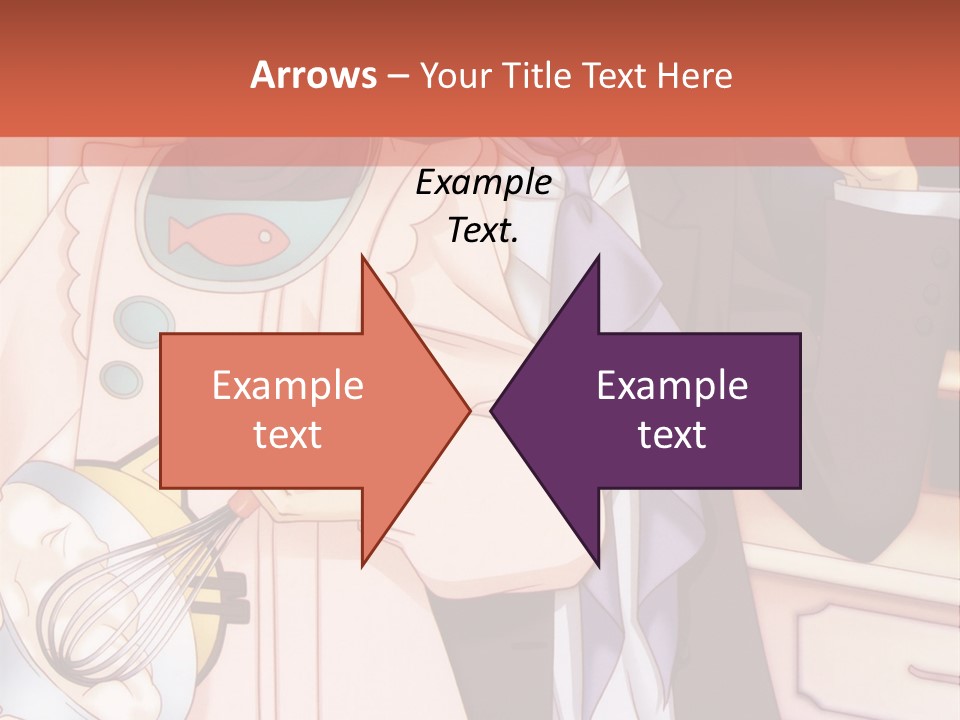 A Couple Of People Standing Next To Each Other In A Kitchen PowerPoint Template