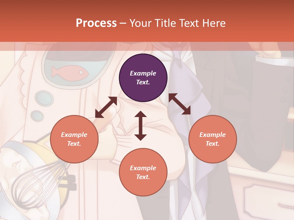 A Couple Of People Standing Next To Each Other In A Kitchen PowerPoint Template