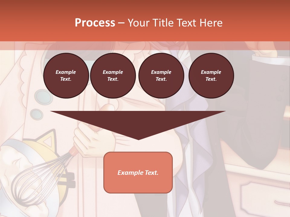A Couple Of People Standing Next To Each Other In A Kitchen PowerPoint Template