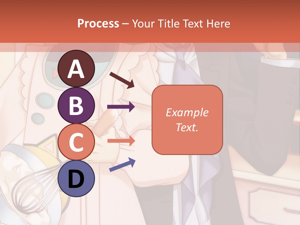 A Couple Of People Standing Next To Each Other In A Kitchen PowerPoint Template