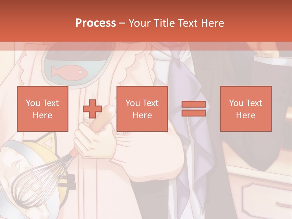 A Couple Of People Standing Next To Each Other In A Kitchen PowerPoint Template