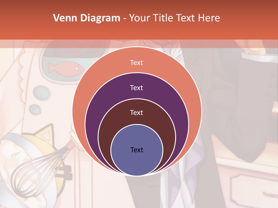 A Couple Of People Standing Next To Each Other In A Kitchen PowerPoint Template