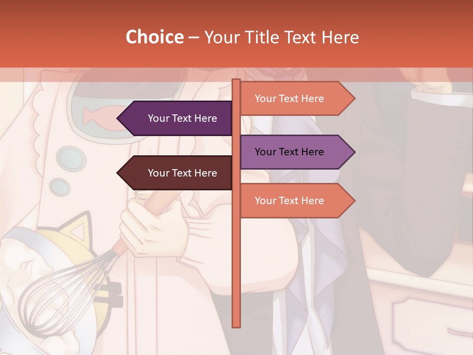 A Couple Of People Standing Next To Each Other In A Kitchen PowerPoint Template