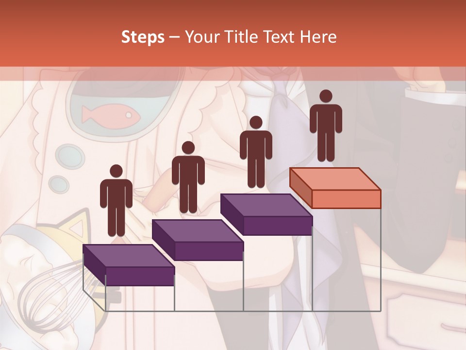 A Couple Of People Standing Next To Each Other In A Kitchen PowerPoint Template