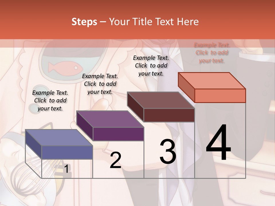 A Couple Of People Standing Next To Each Other In A Kitchen PowerPoint Template