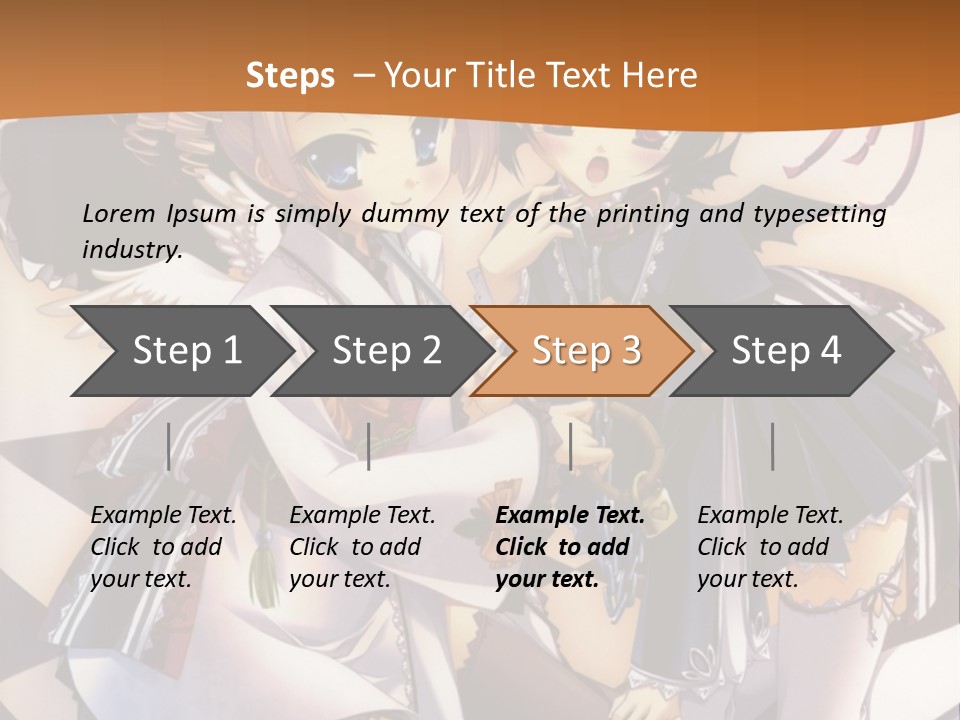 A Couple Of Anime Characters On A Checkered Floor PowerPoint Template