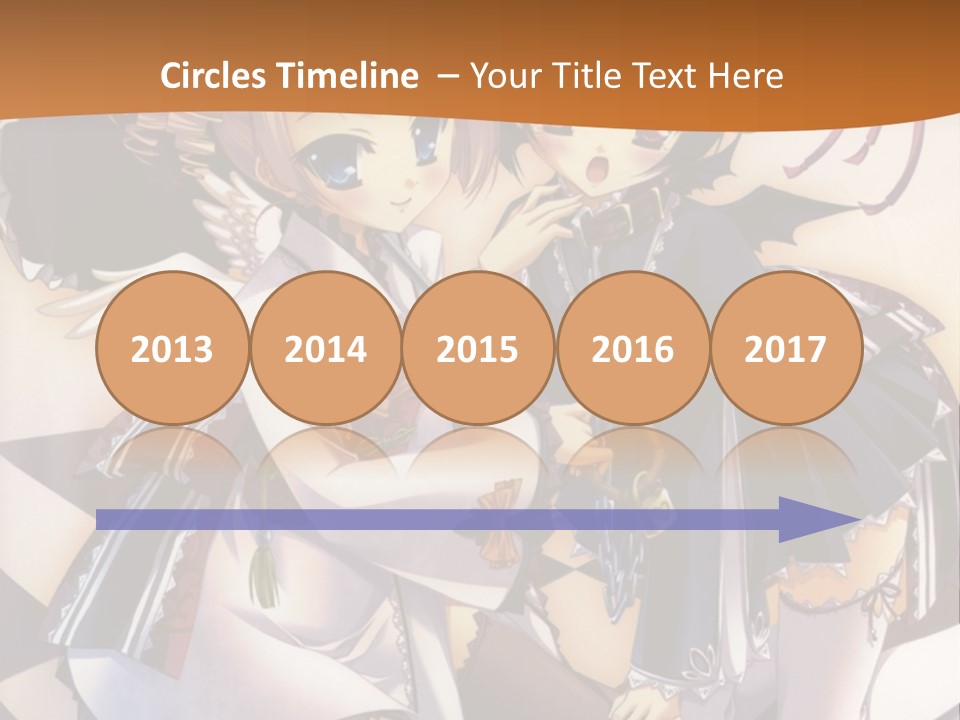 A Couple Of Anime Characters On A Checkered Floor PowerPoint Template