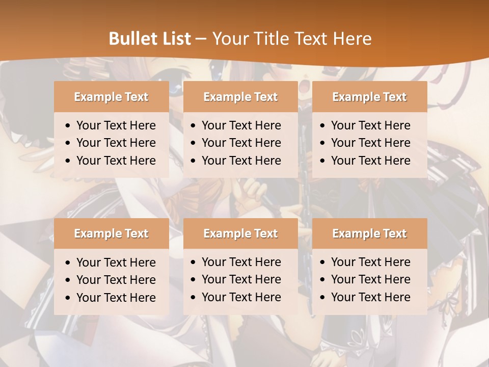 A Couple Of Anime Characters On A Checkered Floor PowerPoint Template