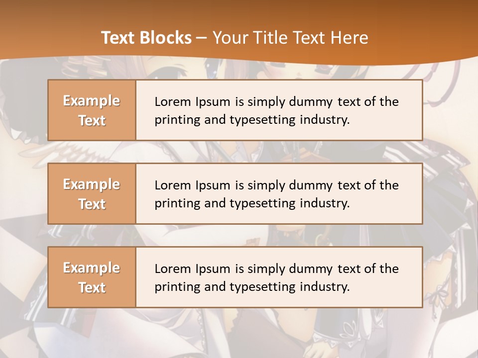 A Couple Of Anime Characters On A Checkered Floor PowerPoint Template