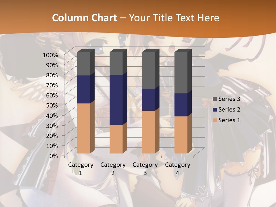 A Couple Of Anime Characters On A Checkered Floor PowerPoint Template