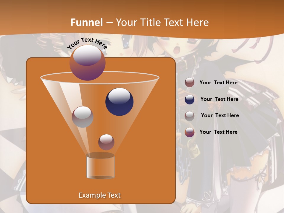 A Couple Of Anime Characters On A Checkered Floor PowerPoint Template