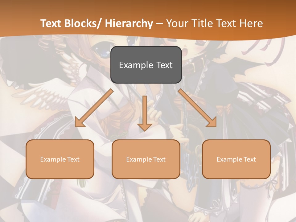 A Couple Of Anime Characters On A Checkered Floor PowerPoint Template