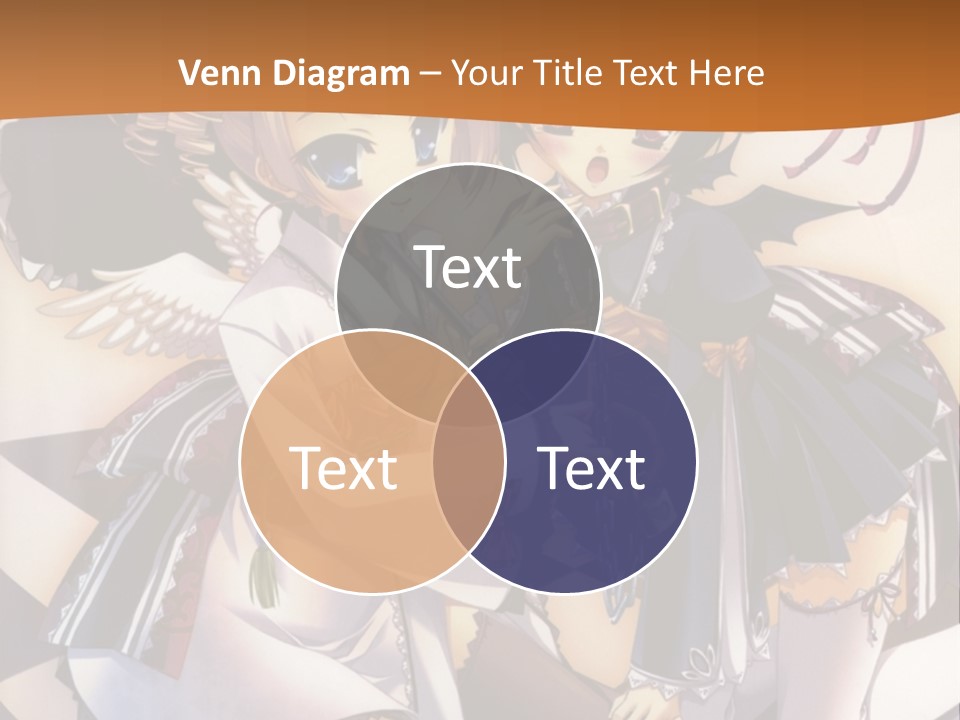 A Couple Of Anime Characters On A Checkered Floor PowerPoint Template