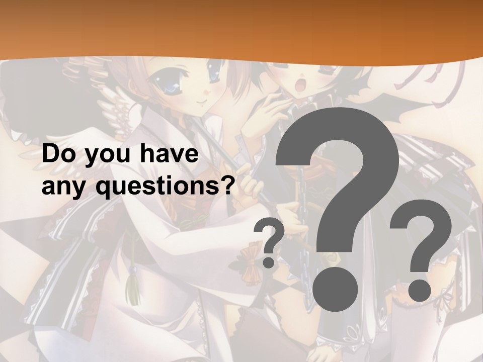 A Couple Of Anime Characters On A Checkered Floor PowerPoint Template