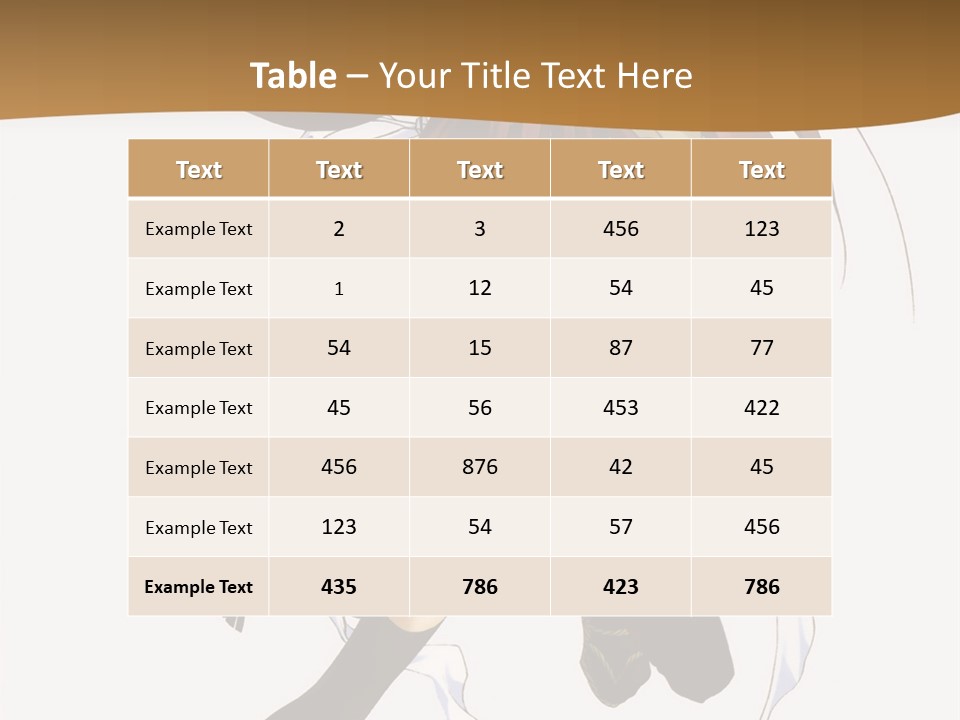 A Girl With Long Hair Is Running With A Sword PowerPoint Template