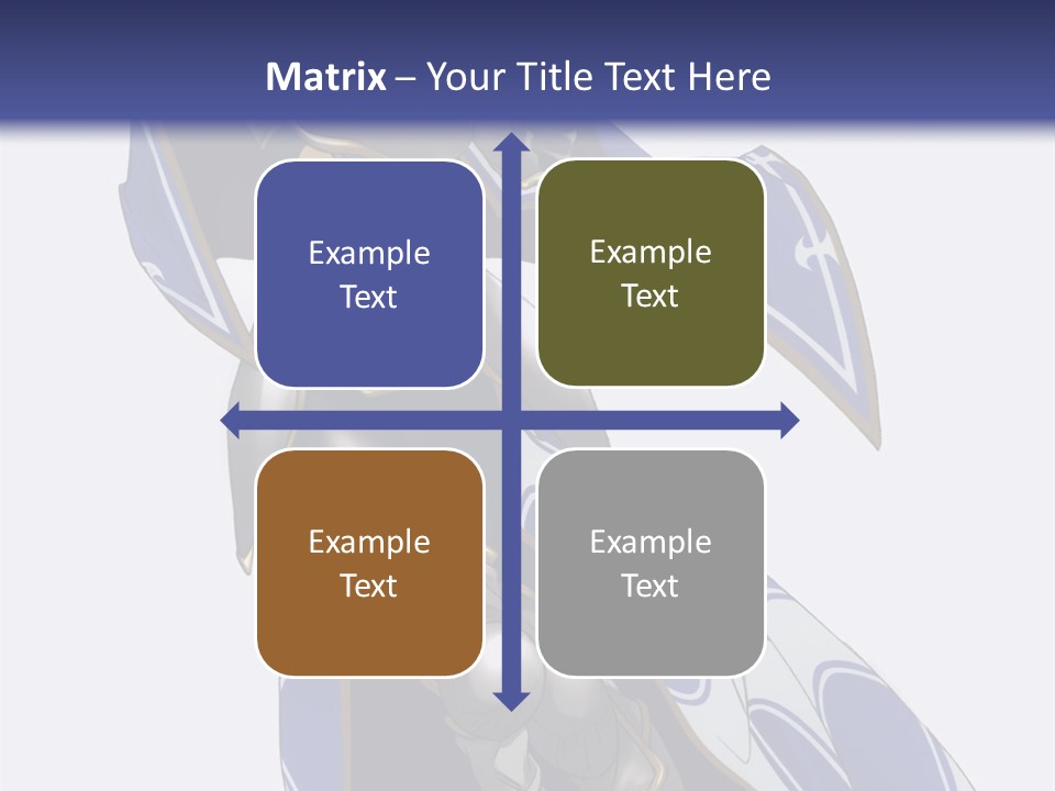 A Woman In Armor With A Sword Powerpoint Template PowerPoint Template