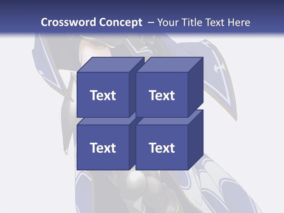 A Woman In Armor With A Sword Powerpoint Template PowerPoint Template