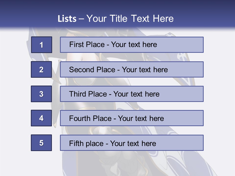 A Woman In Armor With A Sword Powerpoint Template PowerPoint Template