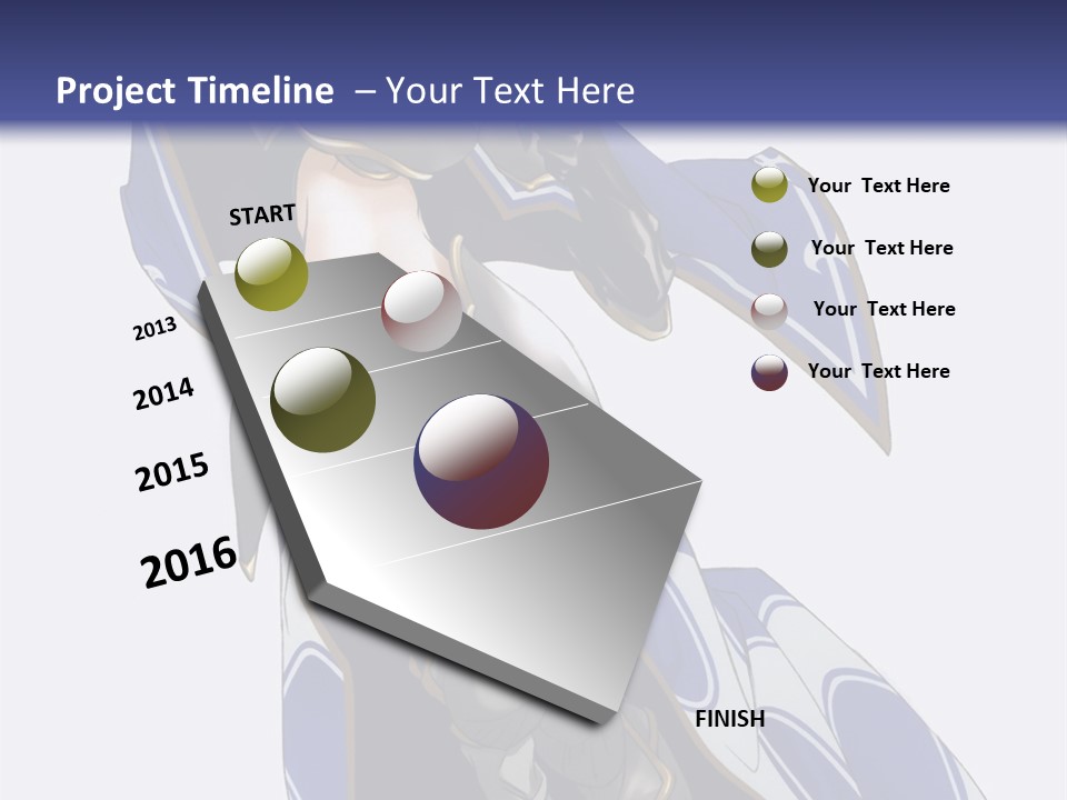 A Woman In Armor With A Sword Powerpoint Template PowerPoint Template