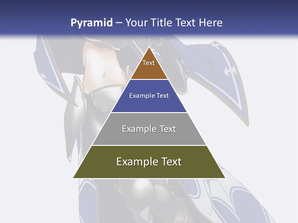 A Woman In Armor With A Sword Powerpoint Template PowerPoint Template