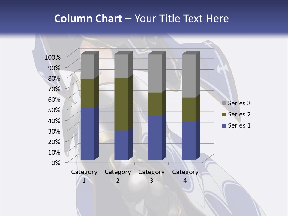 A Woman In Armor With A Sword Powerpoint Template PowerPoint Template