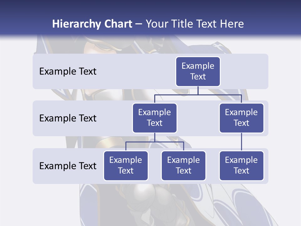 A Woman In Armor With A Sword Powerpoint Template PowerPoint Template