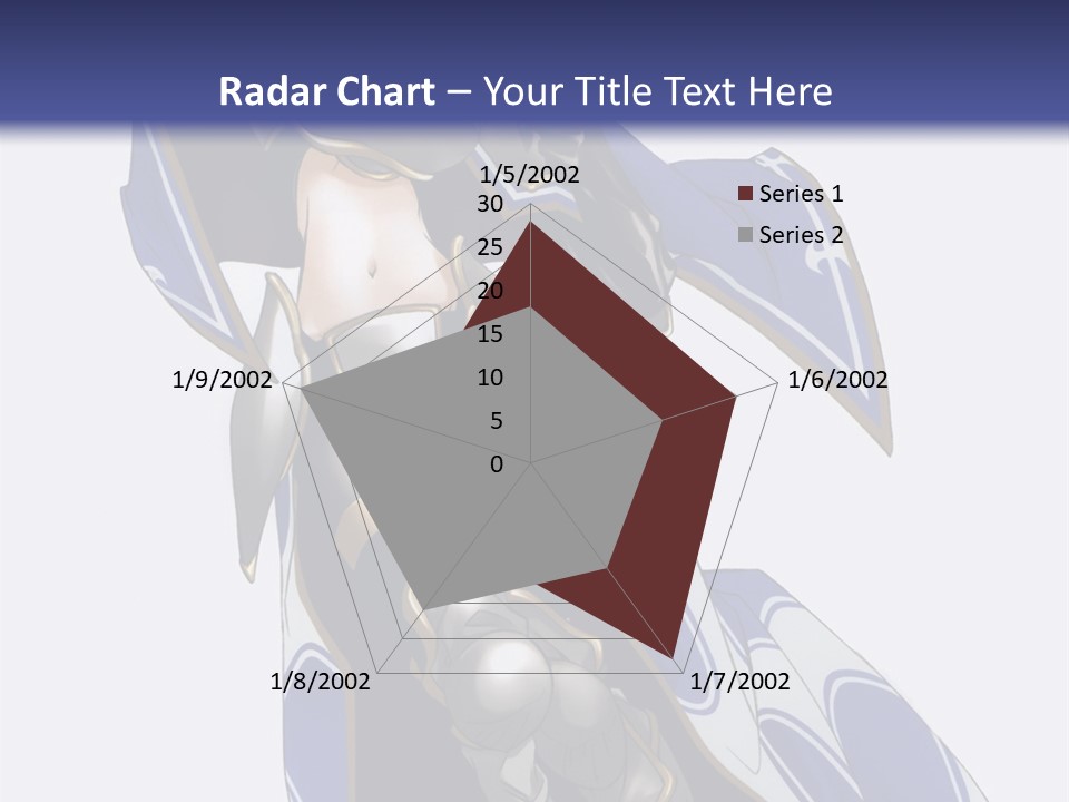 A Woman In Armor With A Sword Powerpoint Template PowerPoint Template