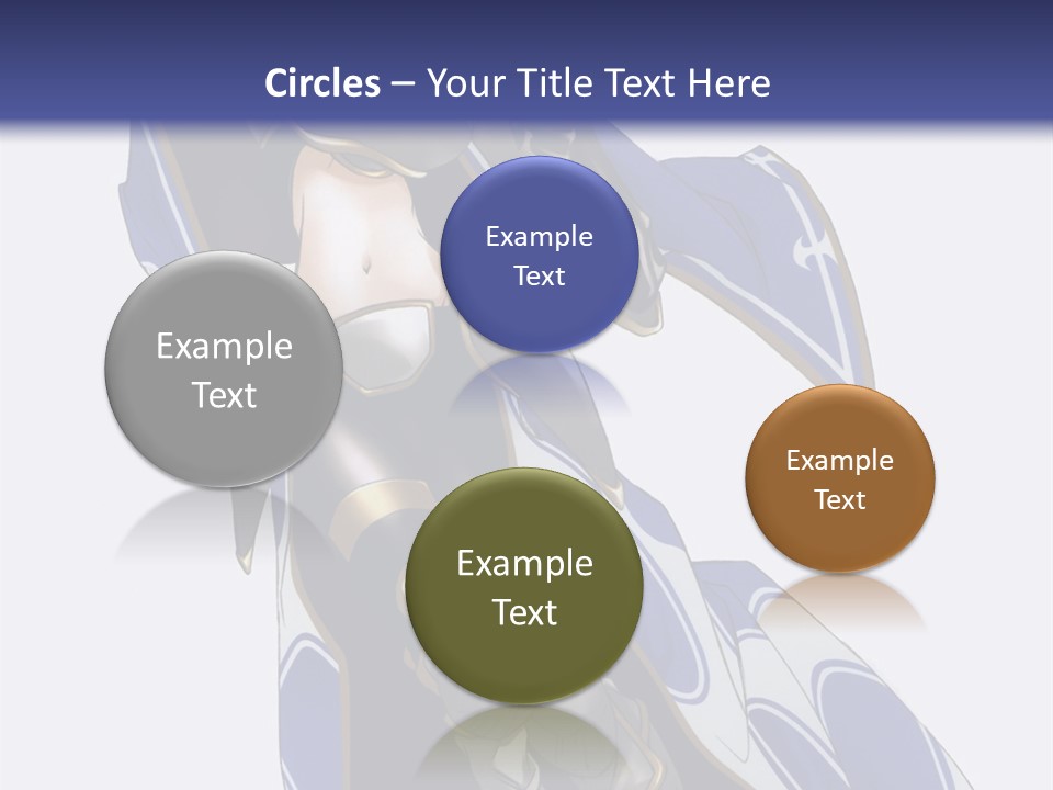 A Woman In Armor With A Sword Powerpoint Template PowerPoint Template