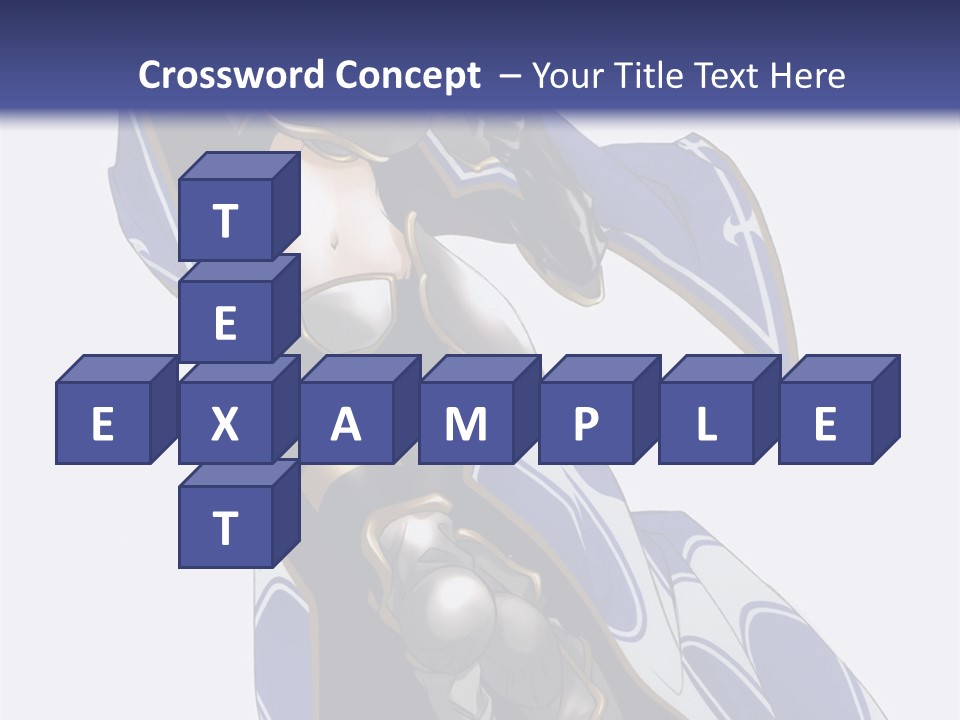 A Woman In Armor With A Sword Powerpoint Template PowerPoint Template