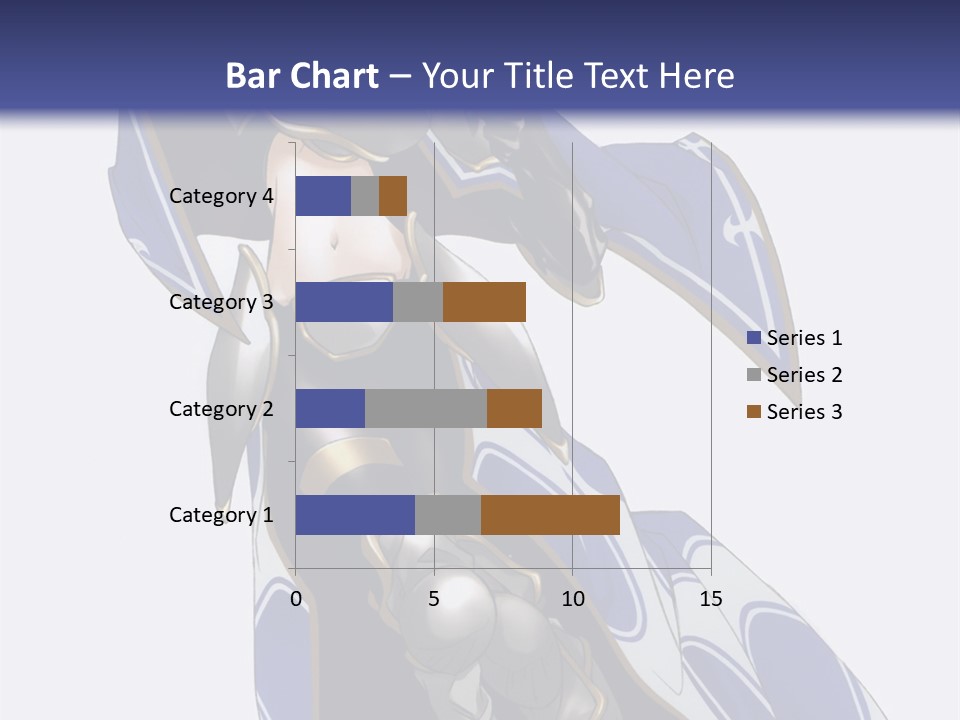 A Woman In Armor With A Sword Powerpoint Template PowerPoint Template
