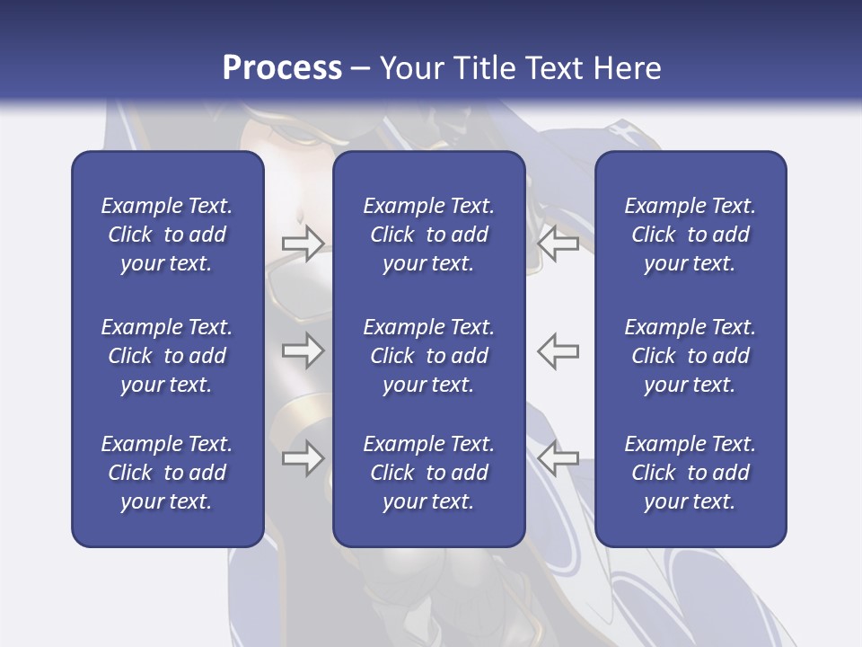 A Woman In Armor With A Sword Powerpoint Template PowerPoint Template