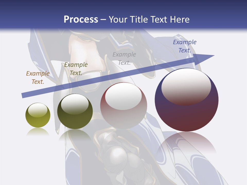 A Woman In Armor With A Sword Powerpoint Template PowerPoint Template