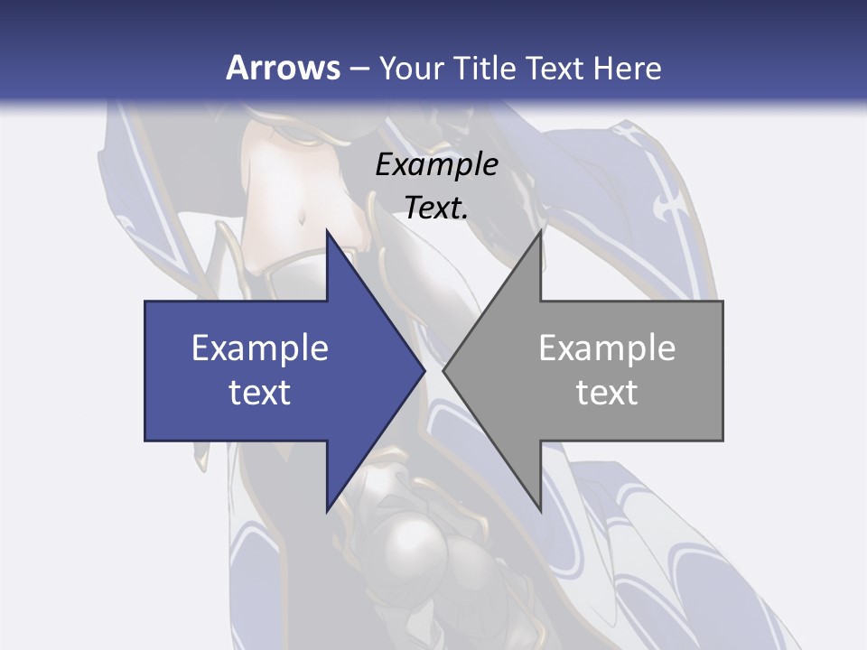 A Woman In Armor With A Sword Powerpoint Template PowerPoint Template