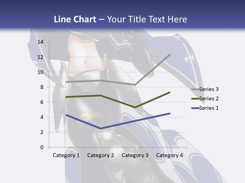A Woman In Armor With A Sword Powerpoint Template PowerPoint Template