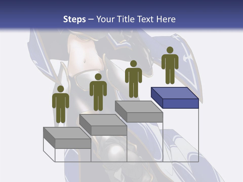 A Woman In Armor With A Sword Powerpoint Template PowerPoint Template