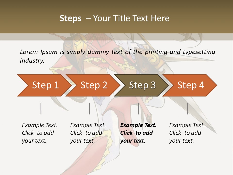 A Woman With A Pair Of Scissors In Her Hand PowerPoint Template
