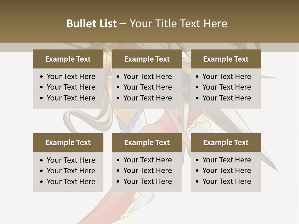 A Woman With A Pair Of Scissors In Her Hand PowerPoint Template
