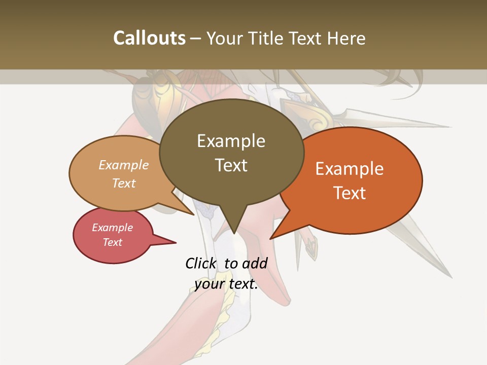 A Woman With A Pair Of Scissors In Her Hand PowerPoint Template