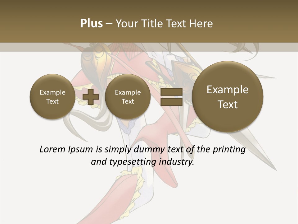 A Woman With A Pair Of Scissors In Her Hand PowerPoint Template