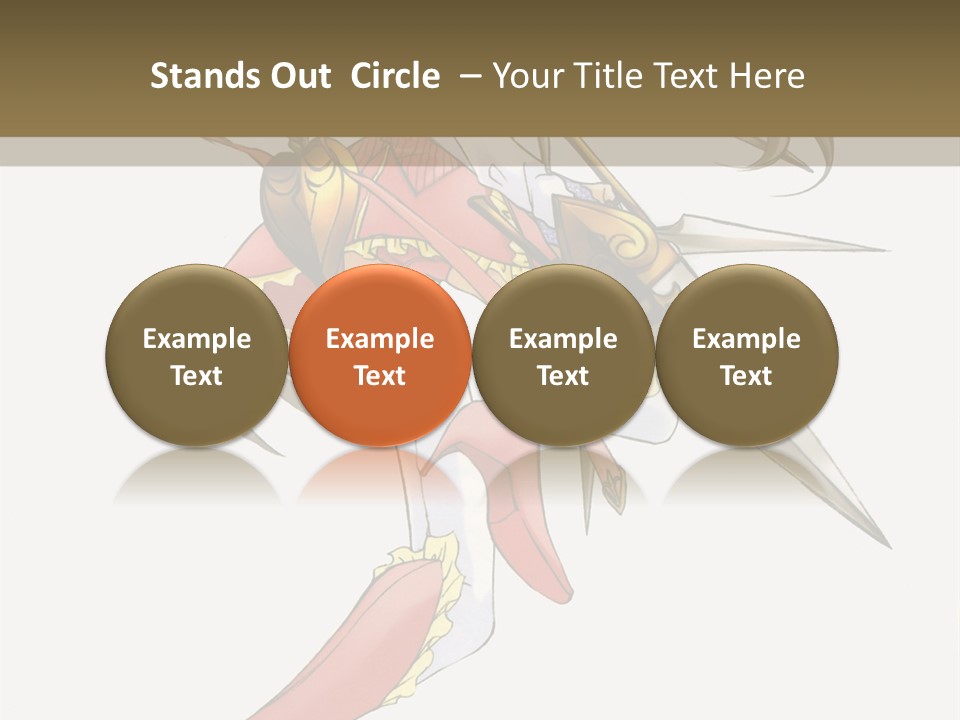 A Woman With A Pair Of Scissors In Her Hand PowerPoint Template