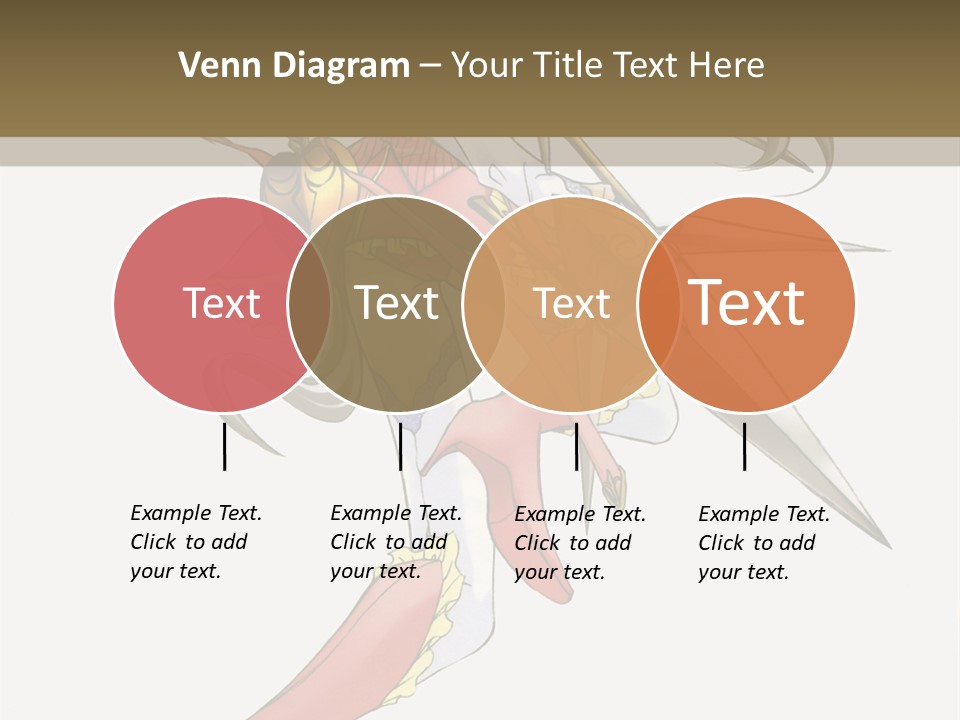 A Woman With A Pair Of Scissors In Her Hand PowerPoint Template